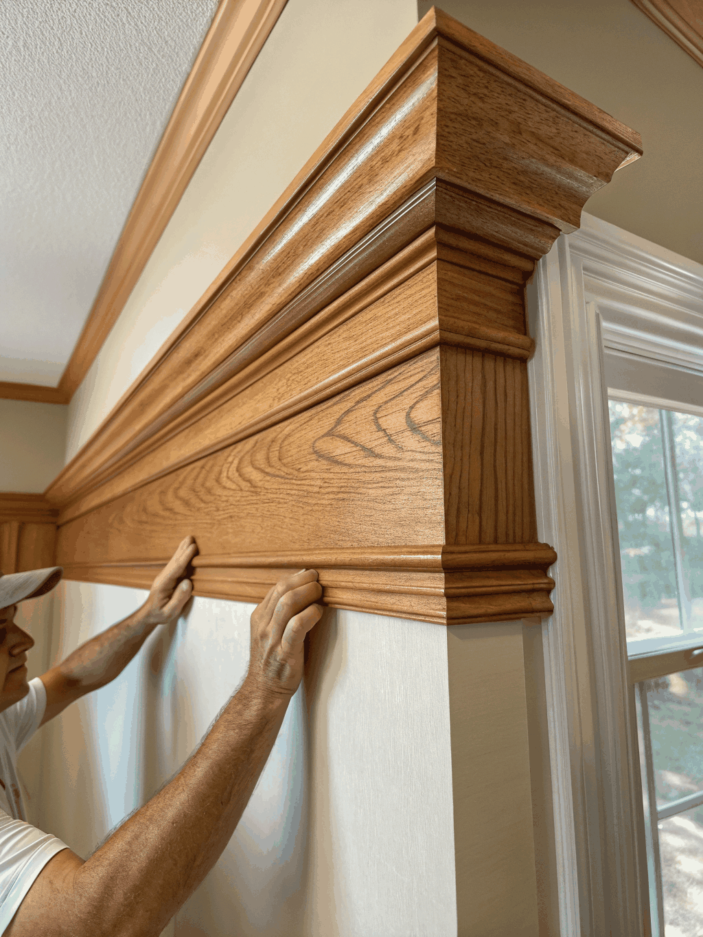 High-quality interior trim and millwork installation in a residential unit